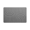 Nueva Alfombrilla de Suelo de Barro Diatomeas Dura de Secado Rápido para Baño, Alfombrilla Antideslizante Absorbente de Agua para Inodoro del Hogar, Alfombrilla de Baño a Prueba de Humedad