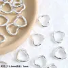 Cuentas Espaciadoras Huecas de Metal Plateado de Aleación Accesorios para Pulsera Collar Hecho a Mano DIY Materiales para Abalorios Al por Mayor