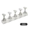 Nail acrílico prática base base suporte de unhas alta transparente prática nail sheet display stand espessado unha xadrez peça prego Suporte