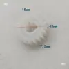 Accesorios Soldados para Máquina Empacadora de Doble Motor, Piezas de Plástico con Transmisión por Engranajes Universal, 10 Piezas