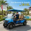 Autobús Lanzadera de Patrulla de Golf, Hotel, Fábrica, Vehículo Turístico para Visitas Turísticas, Carrito de Golf, Carrito de Golf Eléctrico