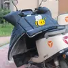 Cubierta de Parabrisas para Vehículo Eléctrico para Invierno, Forrada de Felpa, Engrosada, Impermeable, Cubierta a Prueba de Viento para Patinete Eléctrico Pequeño para Invierno Frío