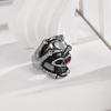 Anillo de calavera de escorpión de comercio electrónico transfronterizo Anillo de calavera estilo punk de acero inoxidable 316L