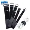 Fabricante Original Fita de Fixação Elástica Sem Voltagem Velcro Têxtil Anti-Pilling Acessórios Corda Nylon Logo Personalizado