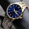 BANBONY Reloj para Hombre Calendario Inglés Caja de Diamante con Luminoso Resistente al Agua Moda Comercio Exterior Simple en stock Cuarzo