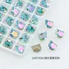 Dongzhou Cristal 8mm Cabeça de Gato Alta Qualidade K9 Super Brilhante Pedras de Strass para Nail Art Gato da Sorte Estilo Francês Celebridade da Internet Decorações de Strass para Nail Art