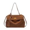 Textura de alta qualidade Retro Simples Bolsa de Axila Feminina 2024 Nova Bolsa Tote de Grande Capacidade Bolsa de Ombro Transversal