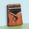 Piano de Pulgar de Madera Maciza, Kalimba Africana, Piano de Dedo de Madera con Artesanía de Tallado, Se Puede Tocar