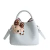 Bolso de Cubo de Moda Nuevo y Tendencia para Mujer, Bolso de Mano de Cuero Suave, Bolso de Hombro, Bolso Cruzado, Bolso Grande para Mujer