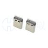 Conector Fêmea Tipo-C 24P com Passo de 0,8/1,0, Corpo Curto, 9,3 Sem Pinos, Espaçamento de Pinos de 0,7, USB Grande