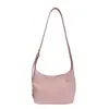 Bolsa de Ombro Minimalista Estilo Coreano Nicho Feminina Nova Moda Primavera 2026 Bolsa Saco Casual Grande Capacidade Bolsa de Ombro