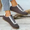 Zapatillas Deportivas Casuales Retro Marrones Alemanas para Mujer, Nuevo Estilo Primavera 2026, con Bloques de Color y Cordones