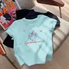 Camiseta de manga corta para niña, algodón puro para verano, nueva ropa infantil 2026, top versátil de estilo coreano para verano, moderno