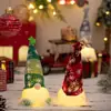 Adornos Navideños para Ventana Muñeca Sin Rostro de Piernas Largas Anciano del Bosque de Piernas Cortas Rudolph Lindo Brillante Decoraciones Festivas