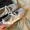 Zapatos Mary Jane de Ballet Elegantes Estilo Coreano para Aumentar la Altura para Mujeres 2026 Nueva Moda Primavera y Verano Zapatos Casuales Versátiles para Mujer