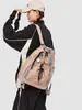 2026 Nueva Mochila Ligera con Cordón Impermeable Mochila de Senderismo Gran Capacidad Viaje Casual Estudiante Bolsa Escolar