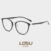 Nuevo Marco de Lentes para Mujer de Lujo Ligero Europeo y Americano de Venta Caliente tr90 Marco para Miopía de Estudiante 8425