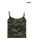 Top Corto Ajustado de Mujer para Amazon Transfronterizo con Pedrería, Moderno Tirante Fino Estilo Europeo y Americano Verano Sexy Camiseta sin Mangas Venta al por Mayor
