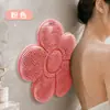 Cepillo exfoliante para baño, montado en la pared para fácil uso, exfoliante de silicona para la espalda para personas perezosas, no necesita pedir ayuda, cepillo de baño con ventosa, almohadilla exfoliante para la espalda