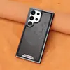 Nueva Funda de Teléfono para Hombre Estilo Negocio Adecuada para Samsung S26Ultra, Funda de Cuero Magnética de Cobertura Total Anti-Caídas para Galaxy24Plus