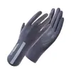 Guantes de Protección Solar para Mujer, Estilo Delgado de Seda de Hielo de Verano, Anti-UV, Sin Dedos, Compatibles con Pantalla Táctil, Antideslizantes, para Conducir y Montar Vehículos Eléctricos