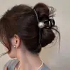 Estilo Novo de Verão Plissado Fashionável High-End Presilha de Laço Grampo de Cabelo Doce Presilha de Tubarão Acessórios de Cabelo na Parte de Trás da Cabeça Promoção Especial