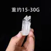 Racimo de Cristal Blanco Natural Piedra Cruda de Cristal Mineral para Paisajismo, Decoración del Hogar, Manualidades y Adorno de Purificación de Energía de Cristal