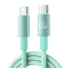 Cable de Datos Trenzado Macaron 100W Carga Súper Rápida Adecuado para Teléfonos Móviles Apple 15/16 Cable de Carga Rápida Pd20W