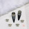 Borboleta Strass 53 Luz Explosiva Luxo Cristal Incrustado DIY Usar Patch de Armadura Acessórios Zircônia Unha Joias Fábrica