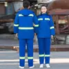 Chaqueta de Algodón Acolchada de Invierno para Hombres y Mujeres Engrosada Resistente al Desgaste Ropa de Algodón para Trabajadores de Saneamiento Ropa de Trabajo Jardín Fábrica Taller Reflectante Simple/Doble Ropa de Protección Laboral