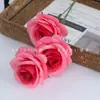Flores Artificiales, Flores de Rosa de 3 Cabezas, Decoración de Boda, Accesorios para Fotografía, Adornos para Muebles, Ramo de Flores Falsas para Pedida