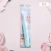 11.3 Pinzas de Acero Inoxidable Chuang Punta Codo DIY Color Dibujo Animado Pinzas para Pestañas Empaque Chino