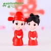 Muñeca de pareja disfraz antiguo pareja decoración de boda decoración de micro paisajismo accesorios de llavero