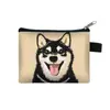 Bolsa de Chaveiro, Porta-Cartão, Sacola de Presente Criativa, Porta-Moedas de Grande Capacidade, Portátil, Temática de Cachorro Pet Fofo Transfronteiriça