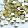 Accesorios Metálicos Irregulares para Estampado en Caliente, Decoraciones de Mezclilla, Remaches Plateados, Pedrería Metálica Plana con Dorso Caliente, Piezas para Ropa DIY