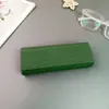 Estuche para Gafas Hecho a Mano de Alta Gama al por Mayor, Portátil Anti-Presión Cuero de Alta Gama Caja de Almacenamiento Fresca para Gafas de Sol para Miopía