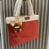 Bolsa de Tecido Pelúcia Estilo Coreano, Estilo Retrô Fofo, Bolsa de Mão Peluda Dupla Face, Bolsa Feminina da Moda de Nicho
