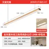 Tira LED de Grano de Madera Ultra Brillante Tira de Empalme sin Costuras Luz Rejilla Cuadrada de Aluminio para Supermercado Protección Ocular Antideslumbrante Ropa de Trabajo de Oficina