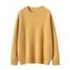 Consinee Hilo 100% Cachemir Suéter de Cachemir Casual Holgado Simple Perezoso para Mujer Otoño e Invierno Capa Base Versátil