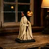Figurinha de Fantasma Vintage Iluminada de Novo Produto Transfronteiriço Lâmpada de Fantasma Brilhante Retrô de Halloween