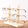 Soporte de Exhibición para Gafas de Madera Maciza, Estante de Almacenamiento para Tienda de Gafas, Accesorios de Decoración para Exhibición, Soporte para Gafas de Sol, Soporte para Gafas