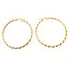 Aretes Mobius de Acero Inoxidable Europeos y Americanos Más Vendidos Hebilla Redonda para Oreja de Acero de Titanio Aretes sin Color Anillo para Oreja de Ritmo para Mujer