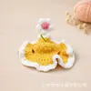 Sombrero para Mascotas Gato Perro Sombrero Tejido a Mano Accesorio de Disfraz Adorno para la Cabeza Divertido Sombrero de Lana Hecho a Mano Accesorios