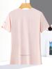 Ropa de verano de secado rápido para mujer, de manga corta, para exteriores, nueva, para correr, deportes, fitness, absorbente del sudor, de secado rápido, ligera y transpirable para hombre.