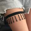 Cadena corporal para mujer de metal punk, estilo retro, moderno y moderno, de bambú transfronterizo europeo y americano, estilo Ruxin