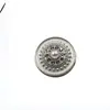 Botão de Metal Estilo Chanel Pérola Diamante Anel Duplo Botão Lã Floral Grossa Casaco de Terno Cardigan Jaqueta Fivela Decorativa