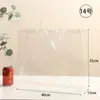 Bolso de mano de PVC, dulces de boda, flores, bolsa de regalo para recuerdo, bolsa de embalaje de plástico con logo impreso, bolso de mano transparente