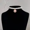 Collar para Mascotas con Perla Vintage, Collar de Moda, Accesorio Personalizable Estilo Princesa para Gatos y Perros