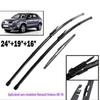 Adequado para Renault Koleos MK1 2008-2015 para-brisa dianteiro e traseiro limpador de para-brisa lâmina