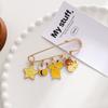Nuevo Broche de Metal de Oso Pikachu de Dibujos Animados Pin Dulce y Lindo Accesorios para Bolsos de Cintura Fijos para Ropa